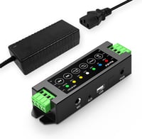 Herdio 4 Csatornás Bluetooth 5.0 Erősítő 200W Teljesítménnyel - Fali Hangrendszer USB/MIC/AUX/TWS Csatlakozással Otthoni és Mennyezeti Hangs 1