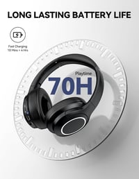 TeckNet Bluetooth Fejhallgató Vezeték Nélküli Hi-Fi Sztereó Mikrofonnal Zajszűréssel 7
