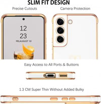 Samsung Galaxy S21 Ultra Csillogó Fehér Szilikon Védőtok 3