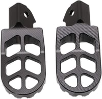 JFG RACING Alumínium Motoros Lábtartó KTM/Husqvarna/Beta Modellekhez - Fekete, Csúszásgátló Tüskékkel, Szélesített Kivitel, 50-525cc Motorok 3
