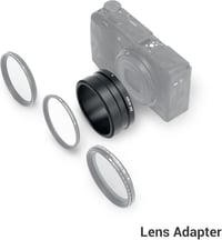 RICOH GR III JJC GA-1 Objektív Adapter Széles Látószögű Konverterhez, 49mm Szűrő Kompatibilis 6