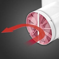 Blauberg 100 mm-es visszacsapó szelep fürdőszobai elszívó ventilátorhoz 3