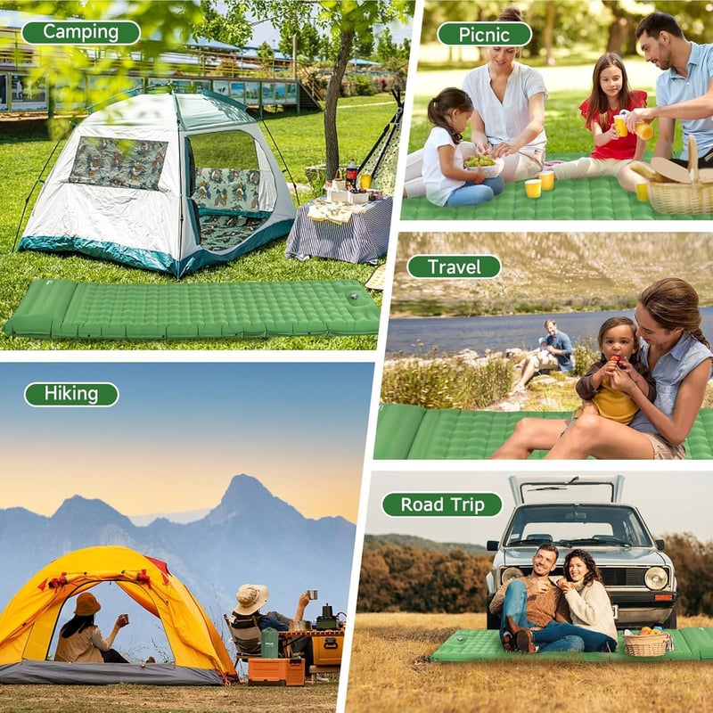 HiiPeak Camping Légágy Integrált Párnával és Lábpumpával