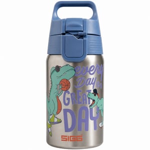 SIGG Shield One Great Day dječja boca od nehrđajućeg čelika 0,5 L — neispravna, djelomično funkcionalna: slomljena bravica poklopca (stanje: vidi 2. sliku)