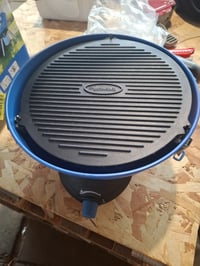 Prenosný plynový gril Campingaz Party Grill 400 CV modro-čierny, na kartuše CV300+ a CV470+, piezo zapaľovanie — Chýba rošt (stav: pozri 2. obrázok) 3