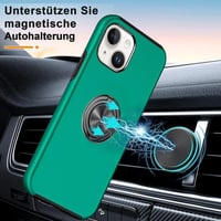 Apple iPhone 13 Zöld Mágneses Gyűrűs Védőtok 5