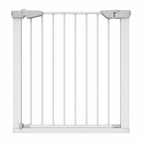 VOUNOT Biztonsági Kapu 75-84 cm, Fehér, Fúrás Nélküli, Automata Mágneses Zárral, 74 cm — 2 rögzítőelem hiányzik (állapot: lásd a 2. képet) 1