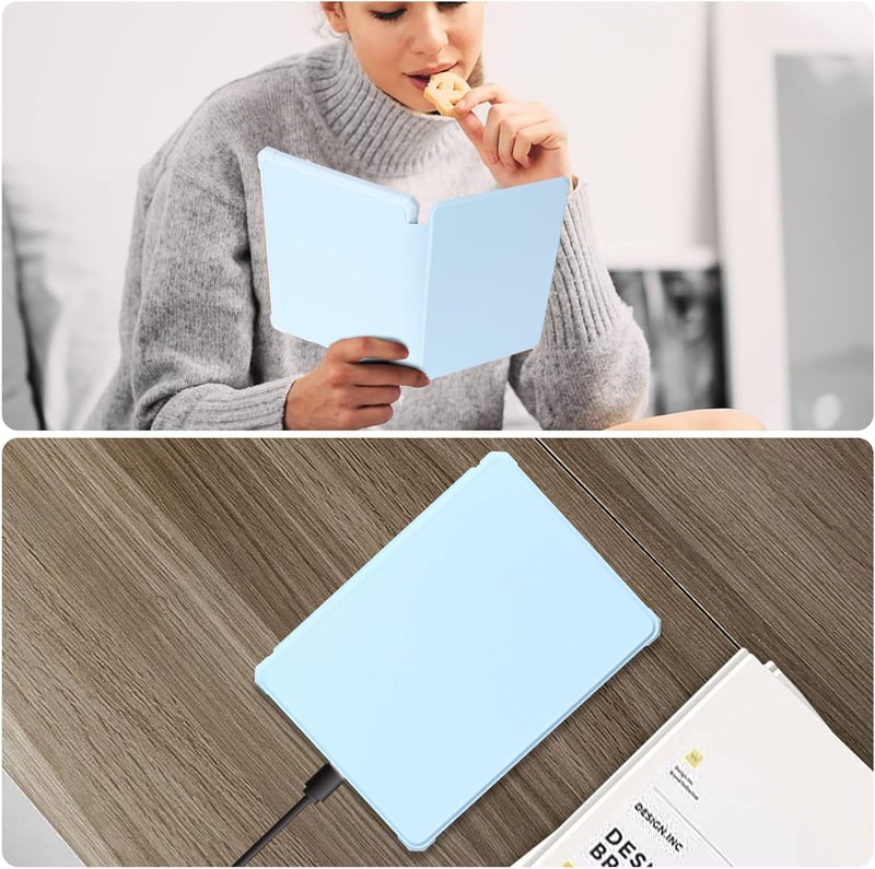 Kindle Paperwhite 2021 PU Bőr Tok - Vízálló, Automata Ébresztés