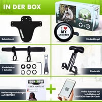 YOUNGROW Első Gyermekülés Kerékpárra - 2-6 Éves, 24kg-ig, MTB Kompatibilis 6