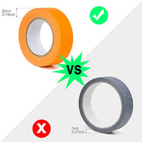 LUCKNIGHT Színes Ragasztószalag Készlet - 6 Szín, 20mm x 15m, Festőszalag Dekorációhoz, Kézművességhez, Címkézéshez, Faldekoráláshoz 4