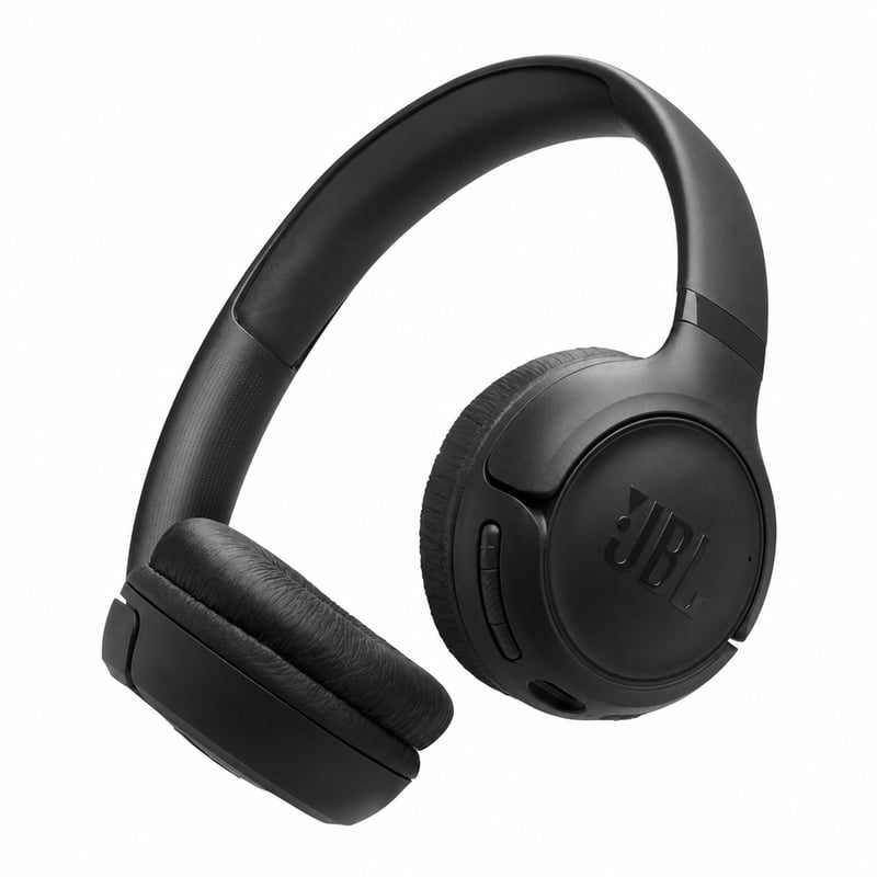Bluetooth slúchadlá JBL Tune 530BT, čierne – chybné – chybné, na náhradné diely: Tlačidlo zapínania je zaseknuté (stav: pozri 2. obrázok)