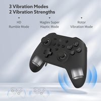 GuliKit KK3 Max Bluetooth Kontroller Nintendo Switch/OLED-hez, Hall Effekt Joystick, Mágneses Vibráció, Cserélhető Paddlek, Hyperlink Adapte 4