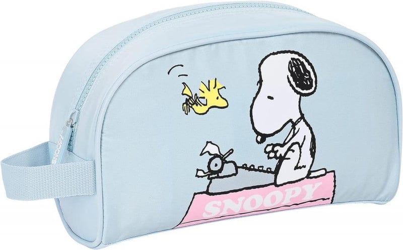 Snoopy Mintás Többfunkciós Cipzáras Táska - Tolltartó és Neszeszer Egyben