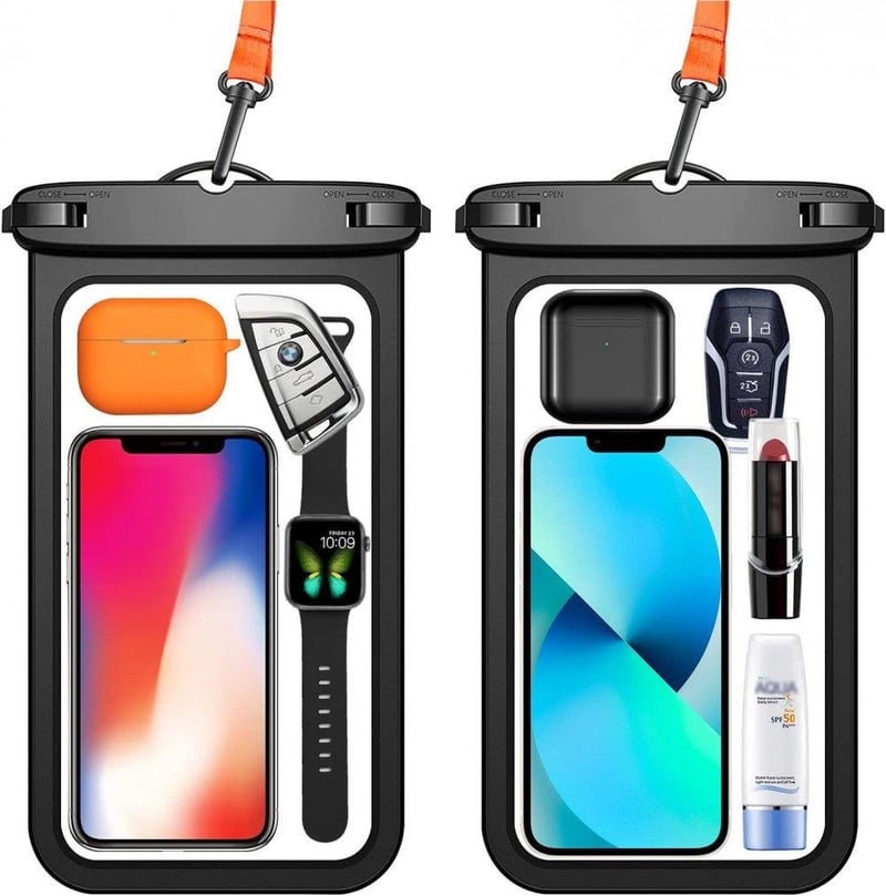 Samsung és iPhone vízálló telefontok, 2 db-os szett strandoláshoz