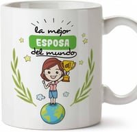 MUGFFINS Spanyol Feliratú "Feleség" Bögre - Egyedi Ajándék 1