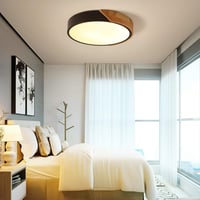 minifair Kerek Háromszínű LED Mennyezeti Lámpa 60cm - Fekete Süllyesztett Kivitel, Távirányítós Fényerőszabályzóval, 24W, 288 Lumen 3