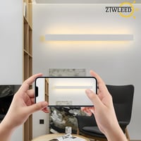 ZTWLEED 60 cm Modern LED Fali Lámpa - 22W, Három Színhőmérséklet (3000K/4000K/6000K), Fehér, Dimmelhető, Nappali, Hálószoba, Lépcsőház Világ 5