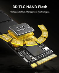ORICO IG740PRO 2TB M.2 NVMe SSD PCIe 4.0 - 7450 MB/s Sebesség, TLC 3D NAND, Hűtőbordával - Ipari és Otthoni Használatra, Laptop, PC, PS5 Kom 3