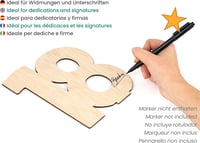 CONTRAXT Fa Képeslap 18. Születésnapra - Egyedi Ajándék Fiúknak és Lányoknak - 3D Fa Üdvözlőkártya Állvánnyal - Kézzel Készített Európai Ter 4