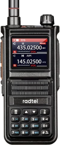 Radtel RT-470X Kétsávos Amatőr Rádió 5W, Színes LCD, Repülési Sáv 1