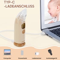 WADEO Elektromos Orrszívó Babáknak - 3 Szívóerősség, Zene és Fény 7
