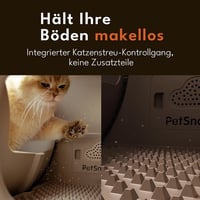 PetSnowy Automata Öntisztító Macskatoalett - TiO2 Szagtalanító Rendszerrel, Applikációs Vezérléssel, Nagy Macskáknak, 83L Kapacitás 3
