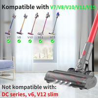 Dyson V7-V15 kompatibilis padlókefe kemény padlóra és szőnyegre - FEVORCS 4
