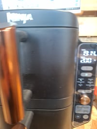 Friteuză cu aer cald Ninja Double Stack XL SL400EUCP, 9,5 L, 6 în 1, cu 2 sertare verticale, negru/cupru, antiaderentă, lavabilă în mașina de spălat vase 5