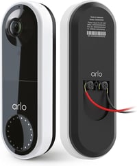 Arlo Essential Vezeték Nélküli Videó Kaputelefon - WiFi, 1536p Felbontás, 180° Látószög, Éjjellátó, Okostelefonról Vezérelhető, Fehér 1