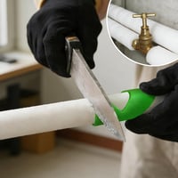 Csőhőszigetelés Vágó Szerszám Készlet – 3 db Precíz Szigetelés Vágó Eszköz Vízszerelőknek, Nagy Méret, Zöld 3