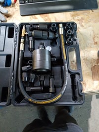 CCLIFE set od 21 dijela za pneumatsko izvlačenje dizel injektora s adapterima kompatibilan s Bosch, Delphi, Denso i Siemens sustavima, rabljeno 4