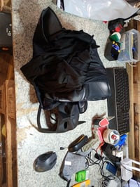 Costum Batman DC pentru bărbați, mărimea M, Rubie's - The Flash Movie, set cosplay cavalerul negru pentru Halloween sau carnaval, utilizat 2