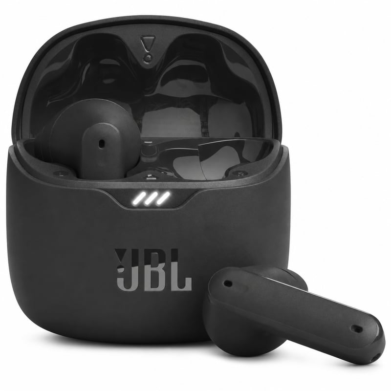 Căști True Wireless JBL Tune Flex TWS, negre, cu anulare a zgomotului, rezistente la apă - cască stânga fără dop de silicon (stare: vezi a 2-a imagine)