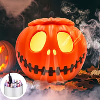 Sunshine smile Ultrahangos Ködkészítő - Halloween Párásító Töklámpáshoz és Boszorkányüsthöz, Mini Ködgép Éjszakai Fénnyel, Automatikus Kikap 1