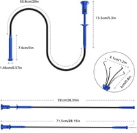 Housolution 72 cm Mágneses Fogó LED Világítással - Hajlítható Szerszám Csavarok, Szögek, Kulcsok Felszedéséhez Nehezen Elérhető Helyekről -  7