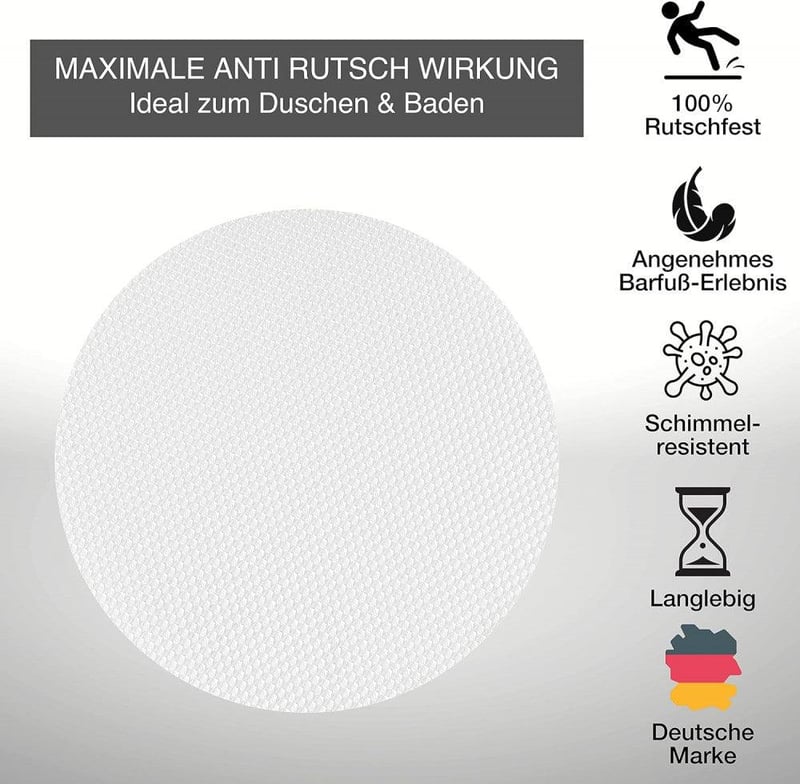 Kerek Csúszásgátló Matrica Fürdőkádba és Zuhanyzóba - Újracsomagolt