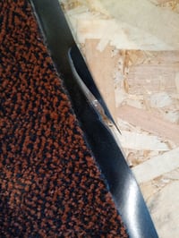 Covoraș de intrare VOUNOT 60x90 cm, maro-negru, lavabil, antiderapant — o mică ruptură la colț (stare: vezi a 2-a poză) 2