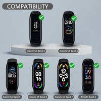 Xiaomi Mi Band 7/6/5 állítható nylon szíj - Vancle sportpánt 4