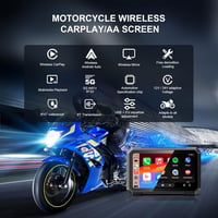 Vízálló 7" CarPlay GPS navigáció motorokhoz és autókhoz - KAOLALI 8