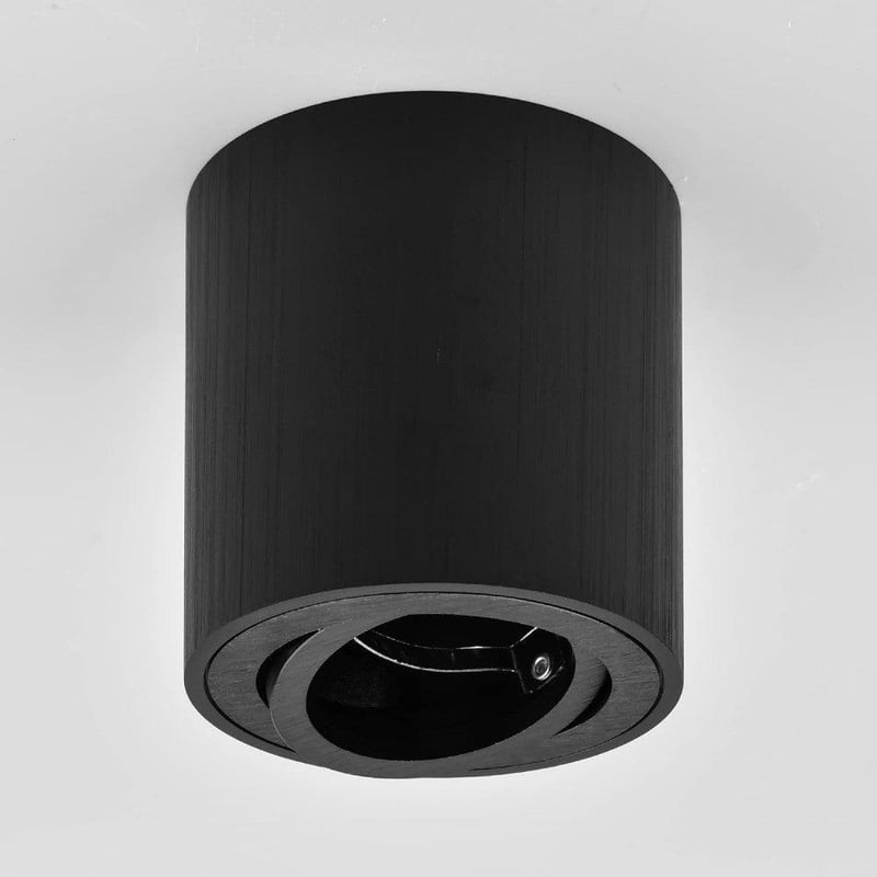 KYOTECH Forgatható Fekete LED Fali Lámpa GU10 Foglalattal
