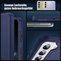 Samsung Galaxy S22 Ütésálló Kék Tok - Katonai Védelem 6