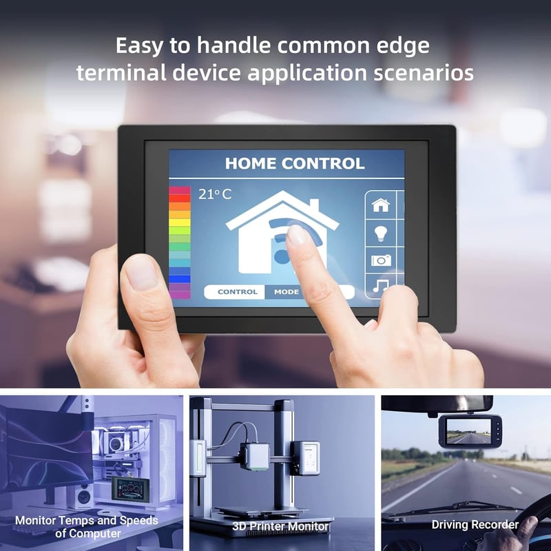 ESP32 IoT fejlesztőkészlet 3,5" érintőkijelzővel - ILI9488 vezérlős TFT