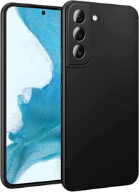 Samsung Galaxy S22 Ütésálló Fekete Szilikon Védőtok Ujjlenyomatmentes 1