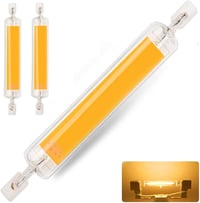 MZIEIU 10 W R7S LED Izzók 78 mm – Meleg fehér (3000 K), 1000 LM, vibrálásmentes, dimmelhető – 100 W halogén rúd helyettesítője, 360° világítás, AC 220–240 V 1