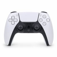 Bezdrôtový ovládač Sony DualSense, biely, pre PS5 – chybný, čiastočne funkčný: analógové páčky majú drift (ťahajú do strán) 1