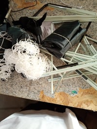 Set 2 porți de fotbal pop-up Amazon Basics, 121 x 91 cm, poartă de antrenament portabilă cu plasă — suprafață uzată, zgâriată (stare: vezi imaginea a 2-a) 3