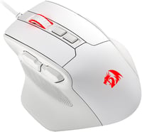 Redragon M806 Bullseye Gamer Egér, 7 Programozható Gomb, RGB Világítás, Ergonomikus Markolat, 12400 DPI, Makró Funkció, Fehér 8