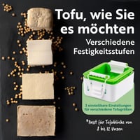 Tofuture Tofu Prés - Egyedi Stílusú Konyhai Eszköz Tofu Készítéshez, Fehér/Zöld, 400g Kapacitás, Műanyag 8