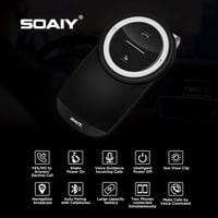 SOAIY S61 Autós Bluetooth Kihangosító - Napellenzőre, Hangvezérléssel 2