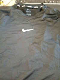 Pánske kompresné tričko s krátkym rukávom Nike Pro, čierno-biele, veľkosť S, priliehavý tréningový top 4